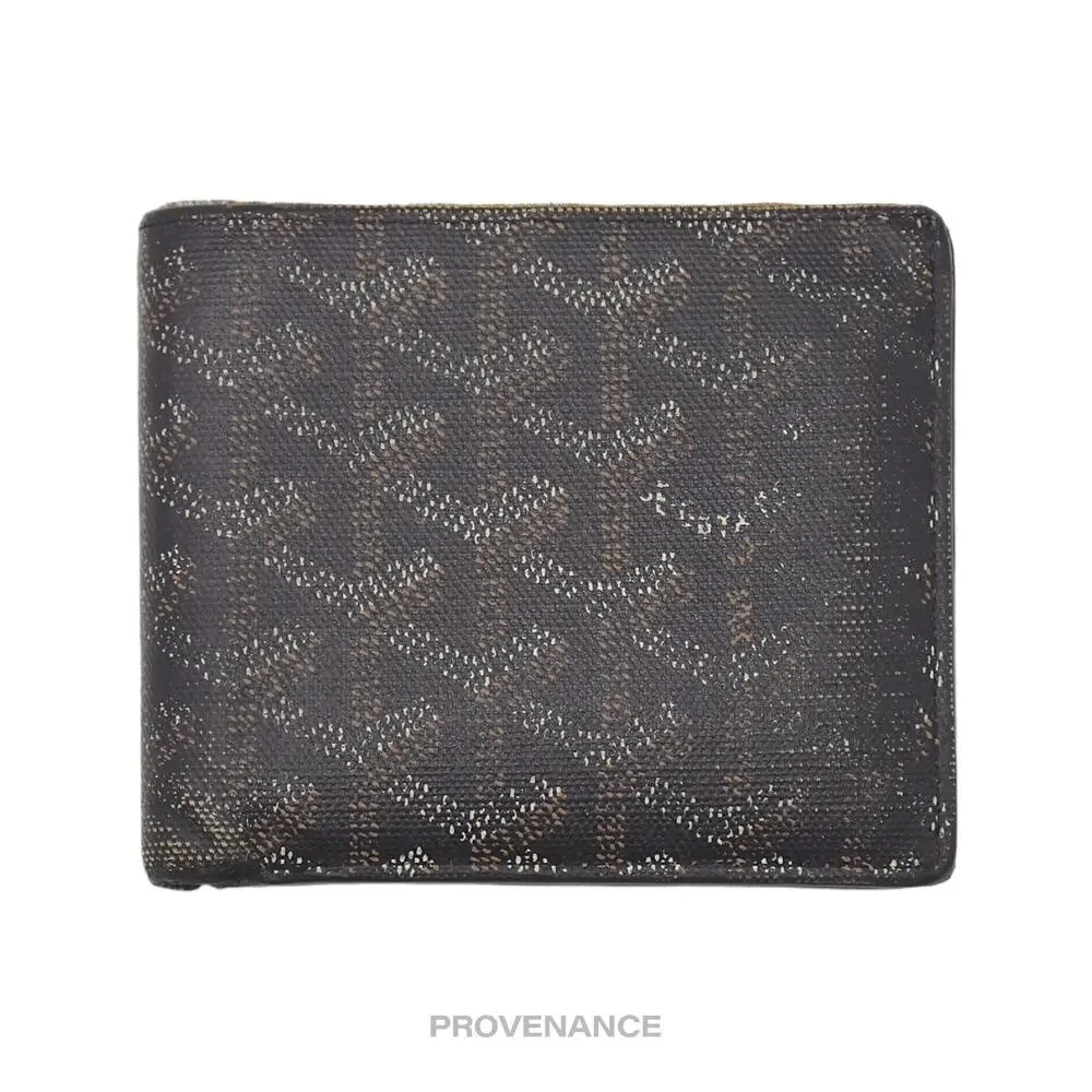 🔴 Goyard Florentin Bifold Wallet - Black Goyardine